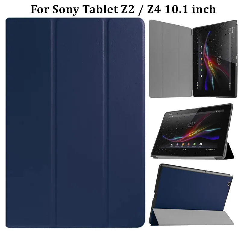 Smart Cover Case for Sony Xperia Z4 Tablet SGP712 10 1 inch Stand Flip Protective Cover for Funda Sony Z2 Z4 Tablet Case