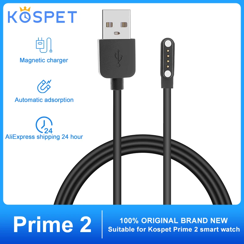 

Fast Charger Smart Watch Magnetic Charging Cable Smartwatch Dock Charger Android Watch Power Supply Adapter For Kospet Prime 2