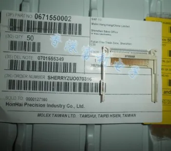 

10pcs/lot 671550002 67155-0002 0671550002 50P Connector