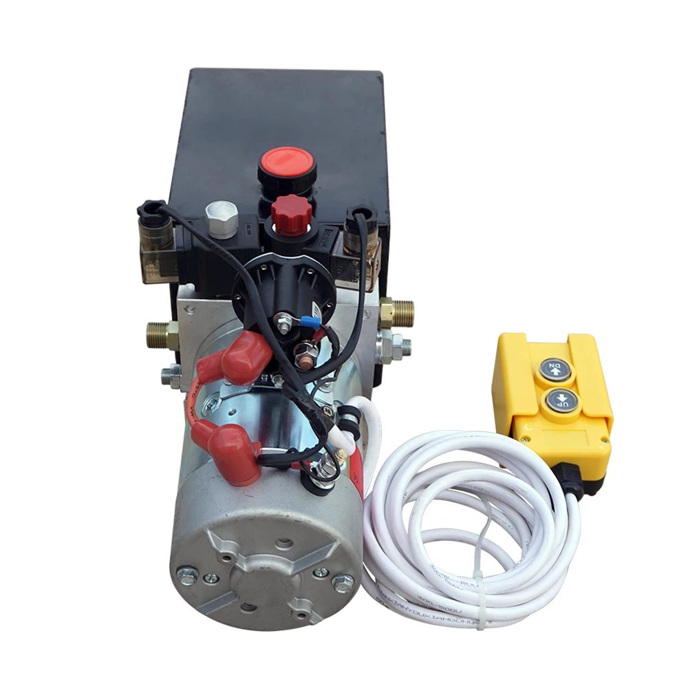 Гидравлический насос двойного действия 4 л 12 В для самосвала прицепа подъема