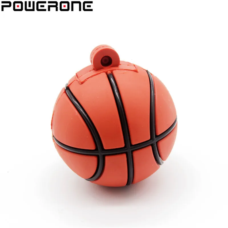 POWERONE спортивный мяч usb флэш накопитель 64 ГБ 16 32 карта памяти Баскетбол Pendrive футбол