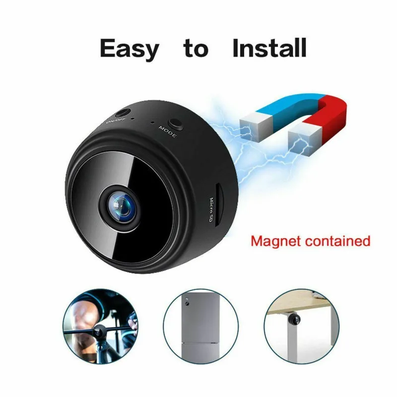 Мини-камера 1080P Wifi + карта 16G/32G инфракрасная камера ночного видения IOS Android
