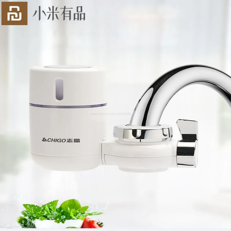 

New Youpin Chigo Water purifier Faucet Tap Water Filter Direct Drinking Water Purifier Kitchen Bathroom Purifier Water Filter