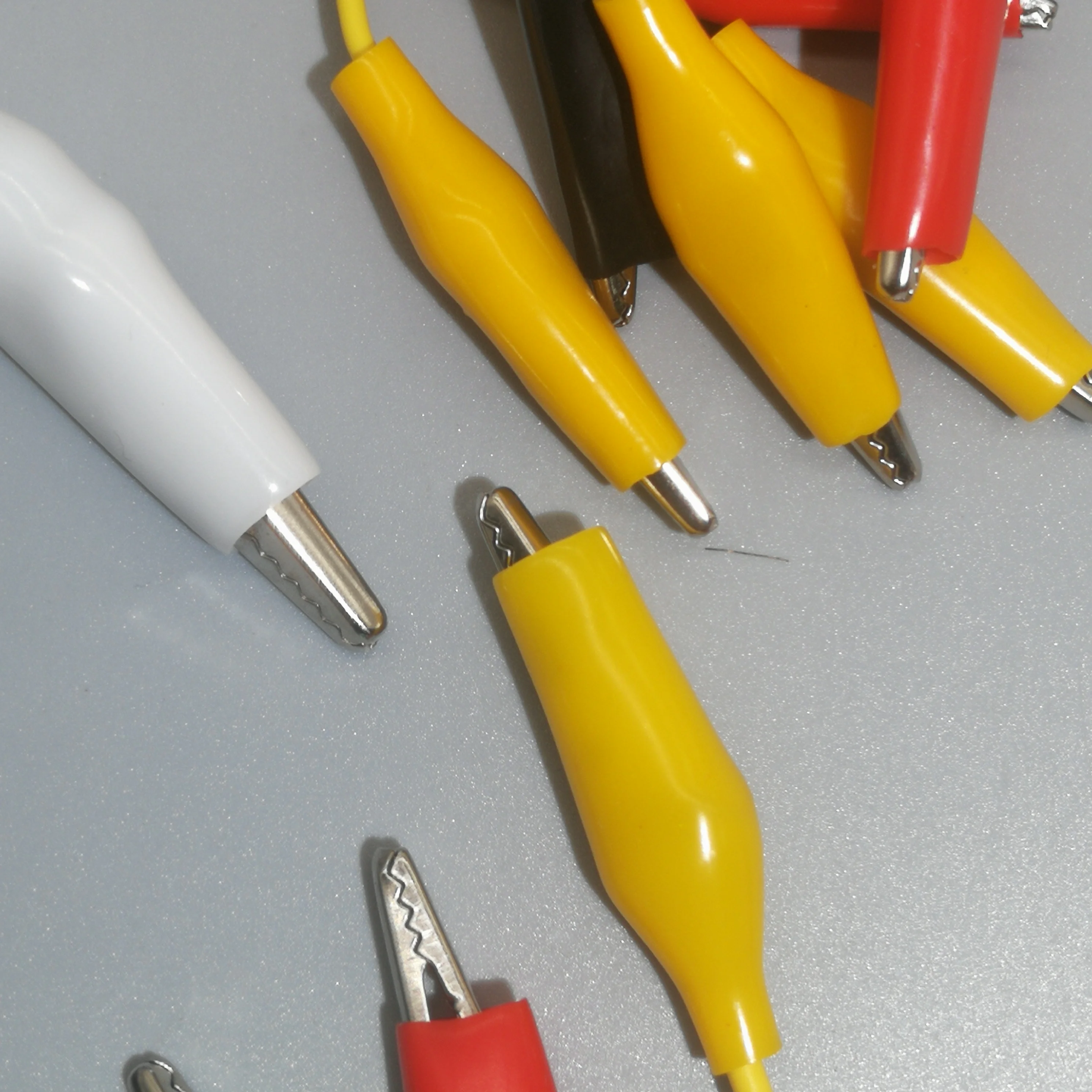 10 шт. зажимы для аллигатора электрические DIY Тестовые провода Аллигатор