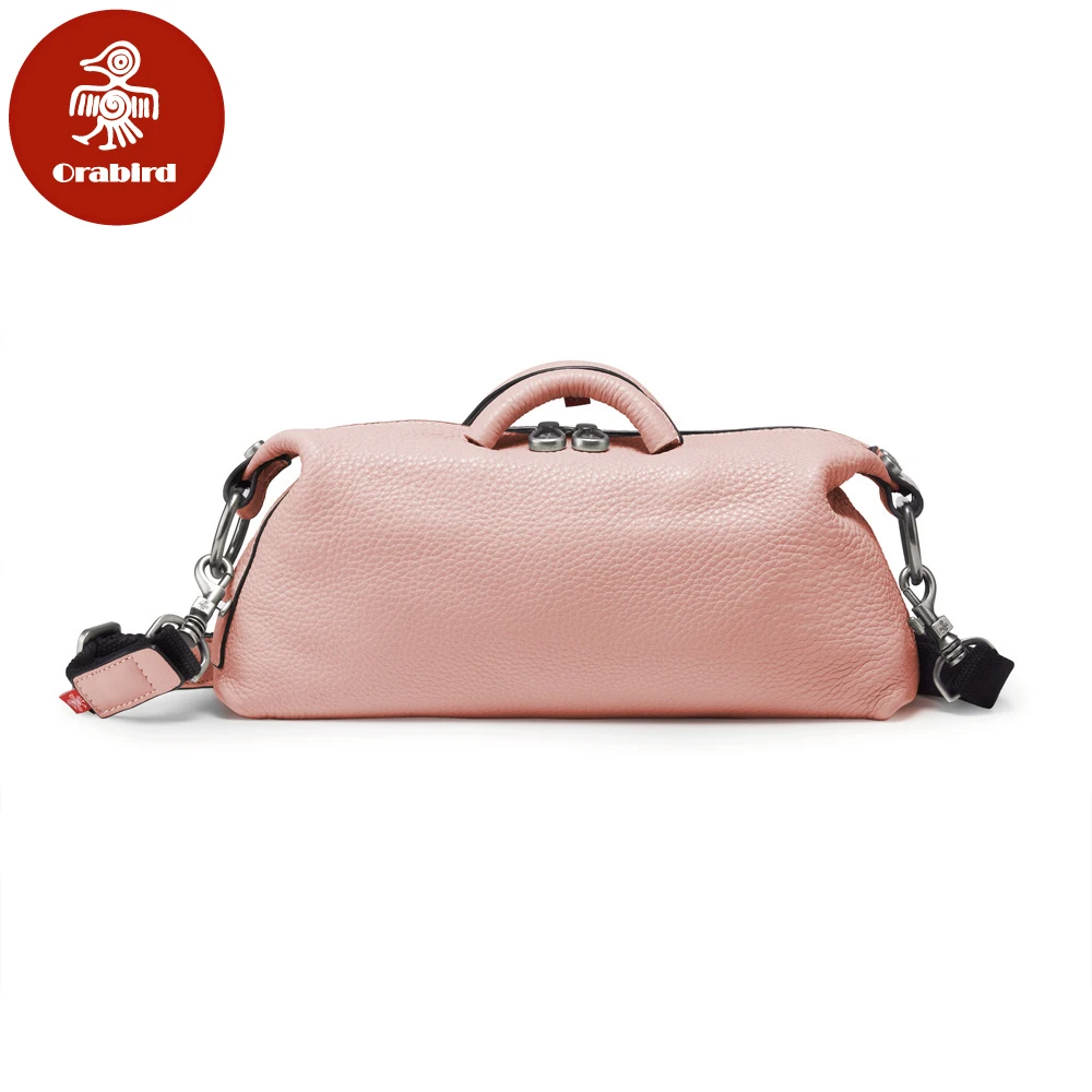 

Orabird Casual Women's Hobo Handbags Dumpling Bag Soft Genuine Leather Top Handle Large Capacity Ladies City Shoulder Sling Bags