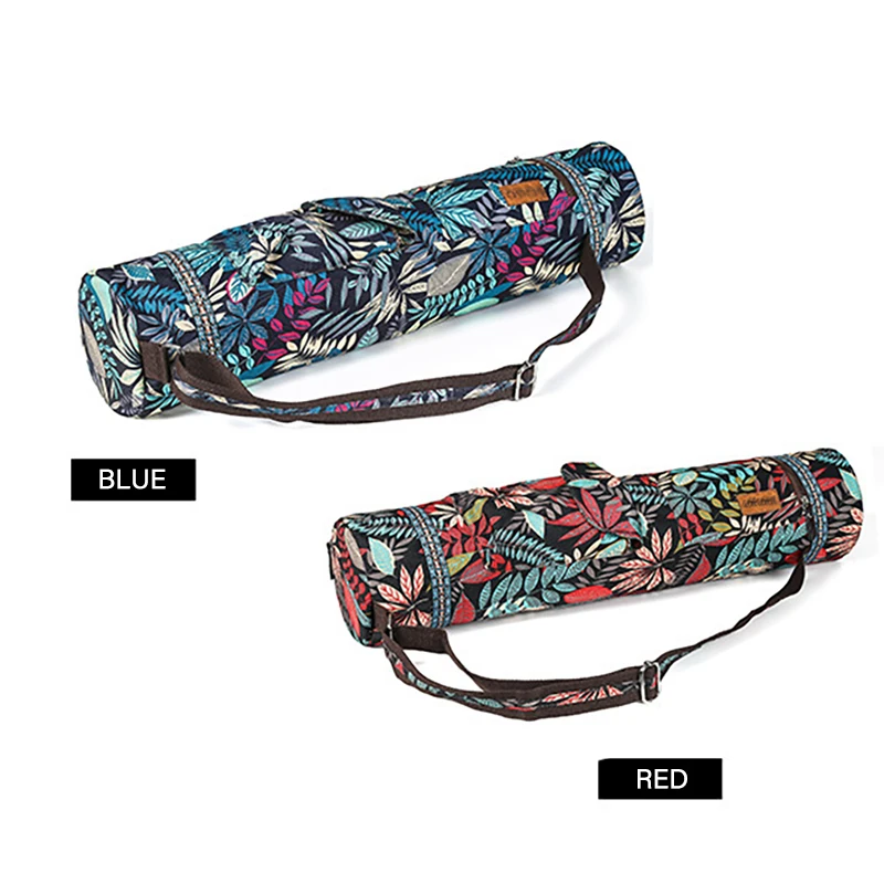 Переносной Мат для йоги сумка с принтом удобный переноски рюкзак Сетчатый