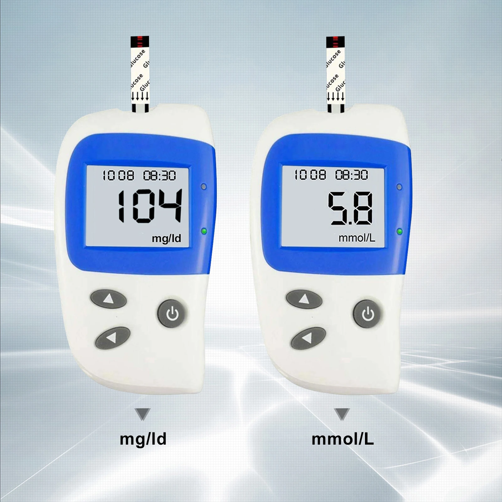 Набор для измерения уровня сахара в крови комплект глюкозы с 50 тестовыми