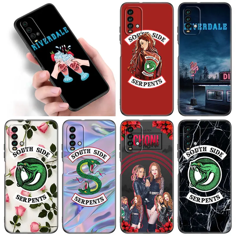 Чехол для телефона Riverdale South Side Serpents Xiaomi Redmi Note 10 9 Pro Max 10S 10T 9A 9C 9S 9T 8A 8T 8 7 мягкий