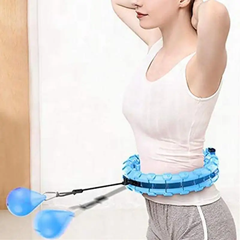 

Sport Hoop Yoga Home Fitness Smart Sport Hoops Circle Not Drop Adjustable Waist Training Ring Belly Trainer Abdominal Weight