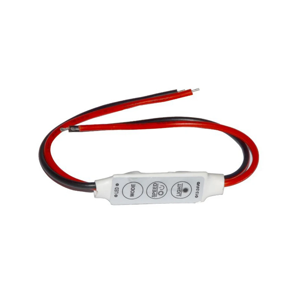 

Dimmer Controller Switch Mini DC 12V 3 Keys For Single Color 5050 3528 5630 5730 3014 Led Strip Tape Light lighting
