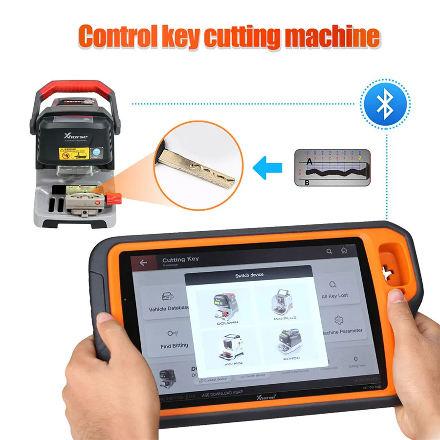 

Xhorse VVDI Key Tool Plus Pad All-in-One Full Configuration VVDI Pad ECU Coding EEPROM ECU Programming Odometer Correction