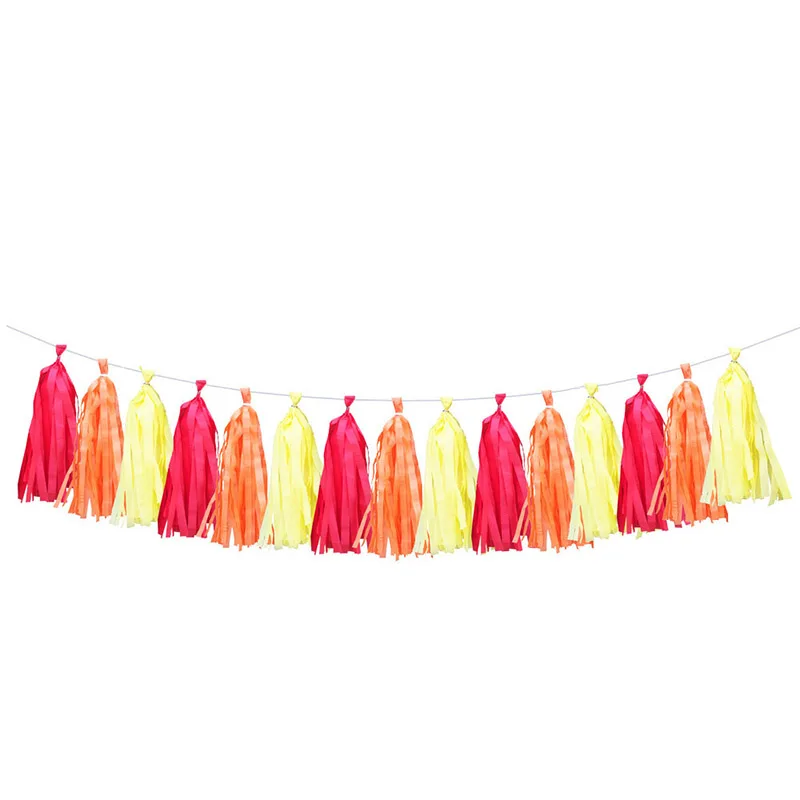 tassels set 1 Construction Birthday Party Supplies Dump Truck Kits Banner Balloon Set for Kids Boy Party Fireman Firefighter Party Decoration - Цвет: tassels set 1