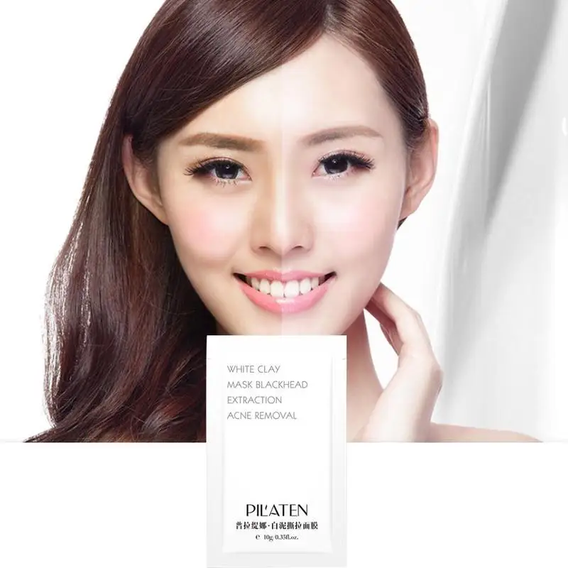 Белая глиняная маска для удаления угрей 10 г сужение пор увлажнение кожи и Y2K1 |