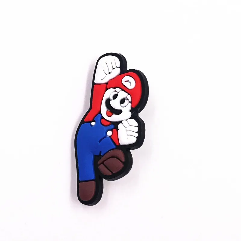 1 шт. Новое поступление супер Марио Bros мягкая ПВХ брошка мультфильм для украшения