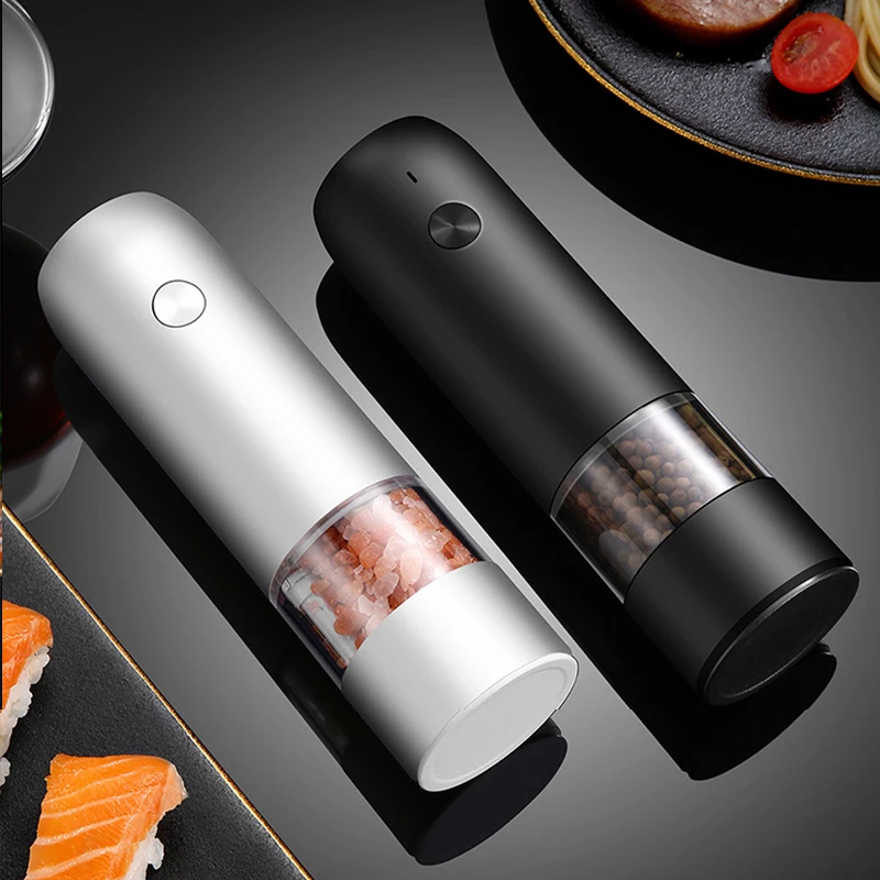 Мельница для перца и соли перезаряжаемая электрическая автоматическая мельница