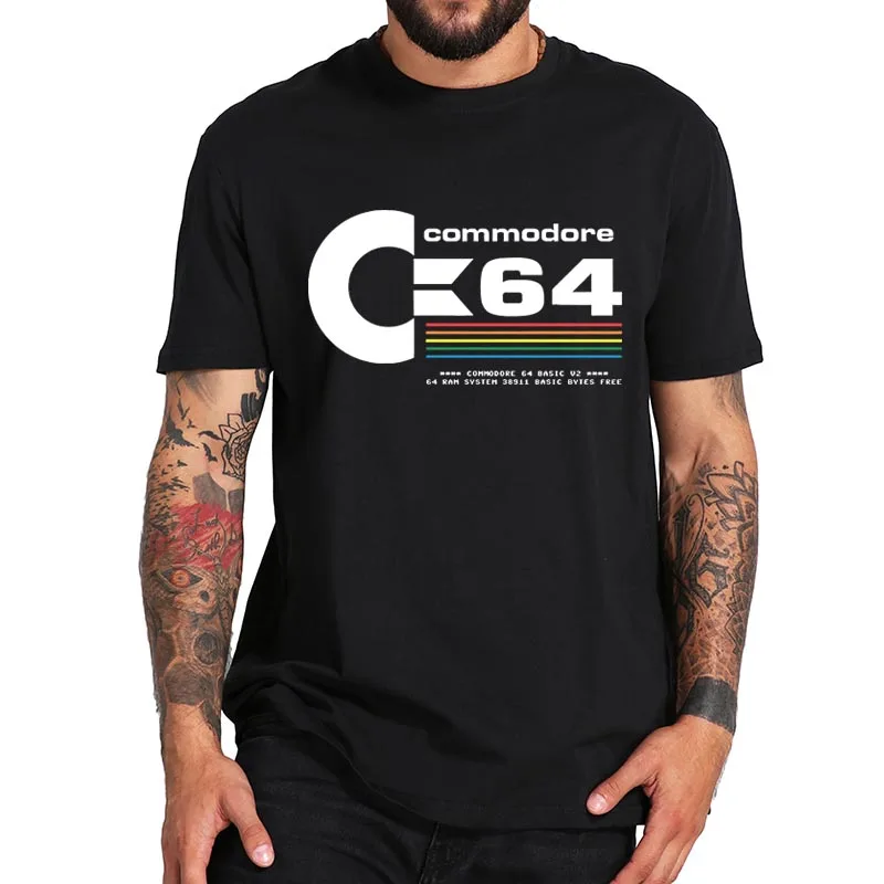 

Commodore 64 C64 80er Vintage T Shirt Old-Fashioned Home Computer T-Shirt Retro 100% Cotton Comfortable Premium Camisetas