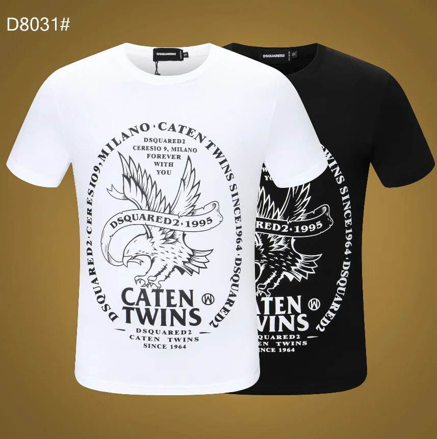 

Summer 2021 Dsquared2-Women/Men T-shirt, fashionable cotton, casual short-sleeved round neck T-shirt D8046