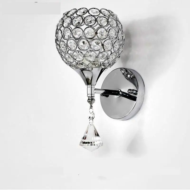 Хрустальные настенные светильники современное освещение с основанием из