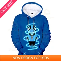 browlers jacky and starhoodie kids tops girls boys clothes harajuku sweatshirt childs sweatshirt shark max 3d 2021 new design