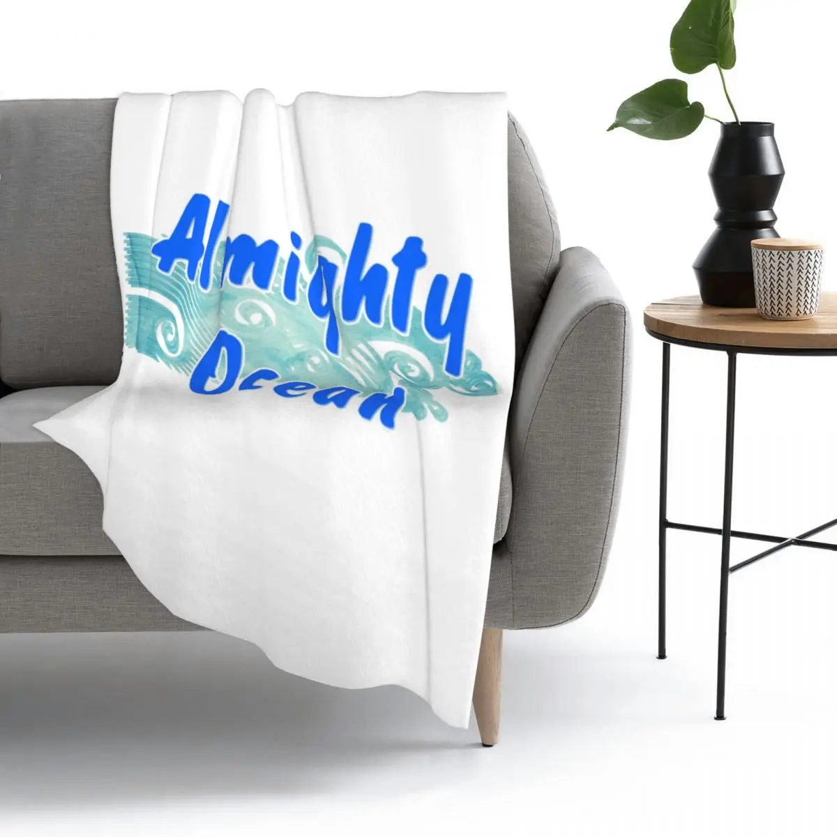 

Almighty Ocean Throw Blanket Fleece Throw Blanket Bed Blanket Sofa blanket Plush Flannel Warm beddingOn Home travel Adult child