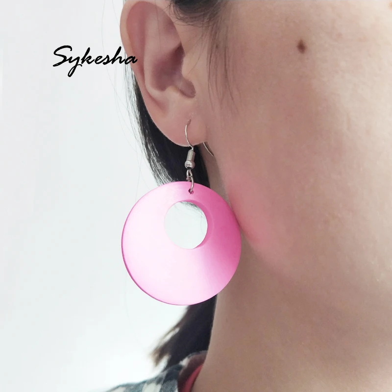 Женские серьги из розового дерева ювелирные изделия деревянные с