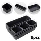 8 шт.компл. ящик для хранения, коробка для хранения, органайзер, ящик, держатель для кистей для макияжа, контейнер для хранения, крышка для ювелирных изделий, Великобритания, домашняя организация