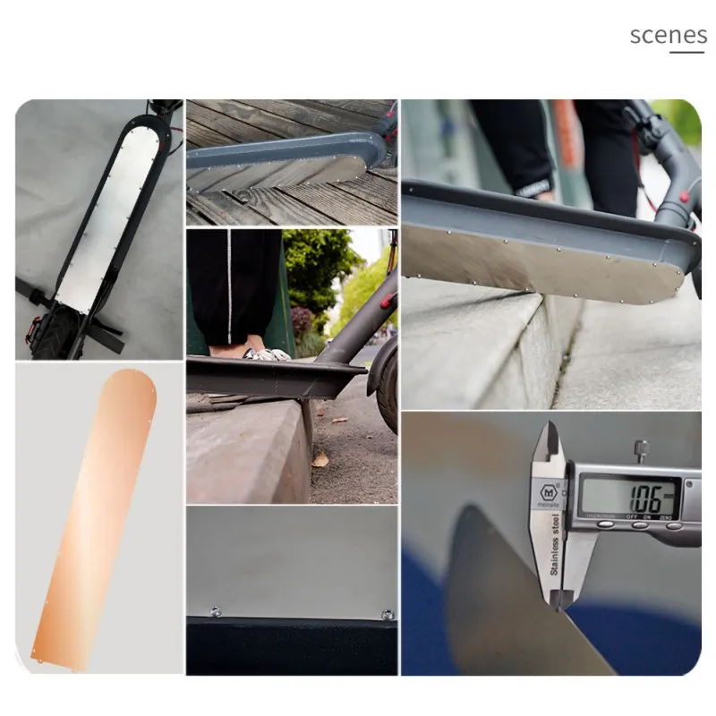 Крышка аккумулятора из нержавеющей стали для Ninebot 9 Scooter Max G30 водонепроницаемая и