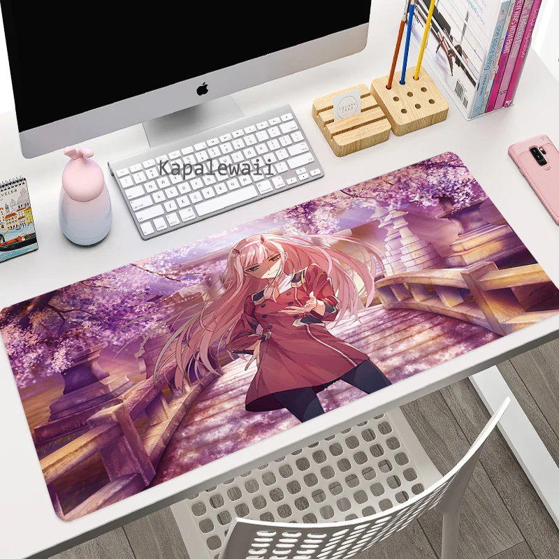 

Cute Zero two Gaming Mouse Pad Accessories Gamer PC Computer Keyboard Mouse Mat Desk Mousepad For CS GO LOL Dota Table Mausepad