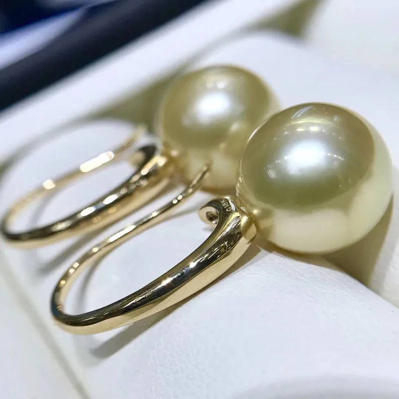

Genuine 18K Yellow Gold Earrings Ear Hook Ear Line Earring Blank Bracket DIY For Women Earring Jewelry Accessories Bijoux