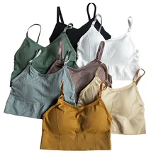 Women Bras Breathable Sports Bra Anti-sweat Shockproof Padded Sports Bra Yoga Top Athletic Gym Running Fitness Workout Sport Top (1)