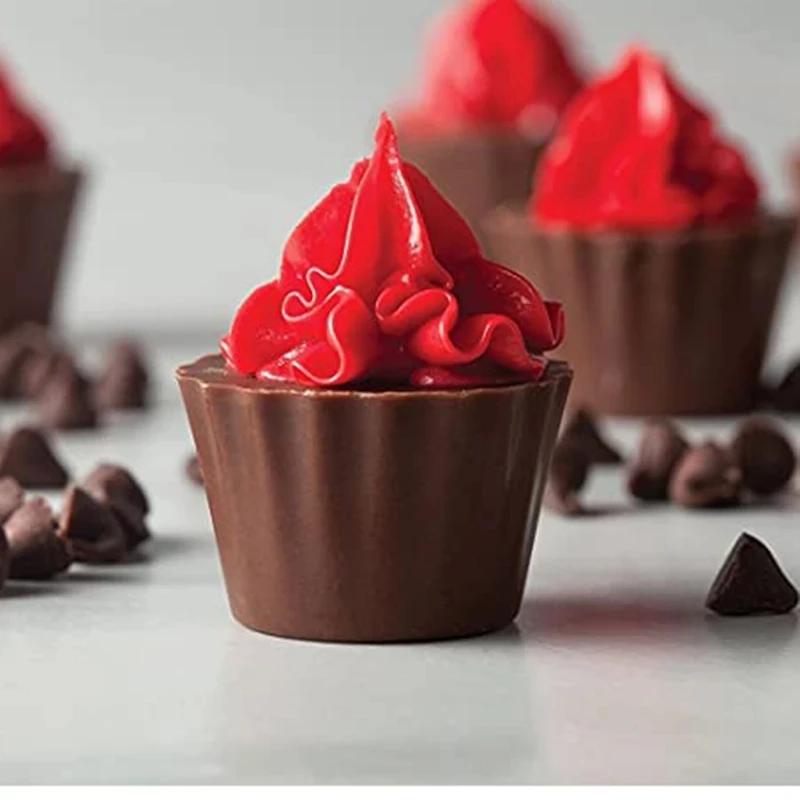 Cylinder Style Chocolate Molds Even 15 Refractory High Temperature Oven With Pudding Ice Mold | Дом и сад
