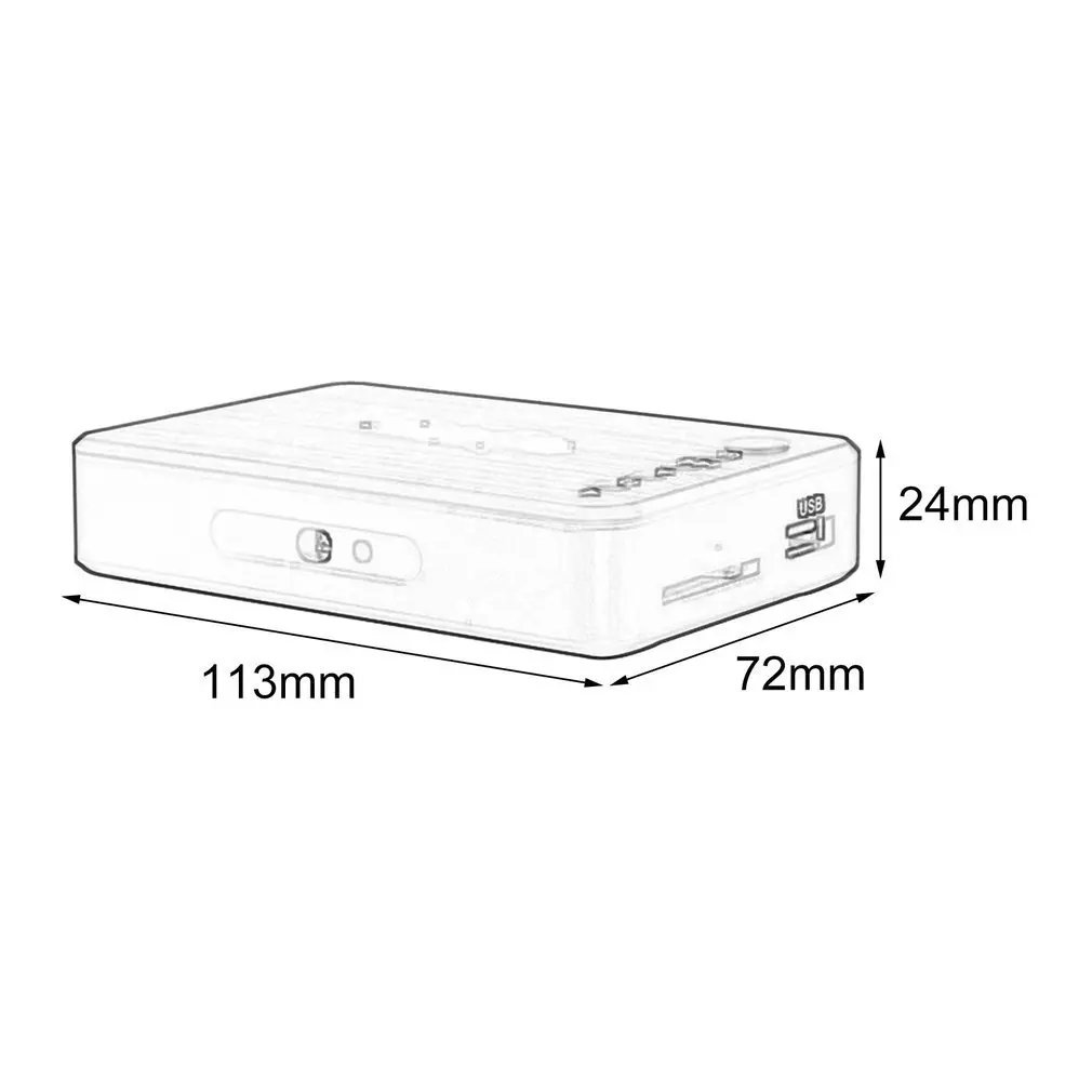 

Mini Portable Full 1920x1080 HDMI-compatible VGA AV USB Hard Disk U Disk Player Multimedia Player H7 For Home Car Office