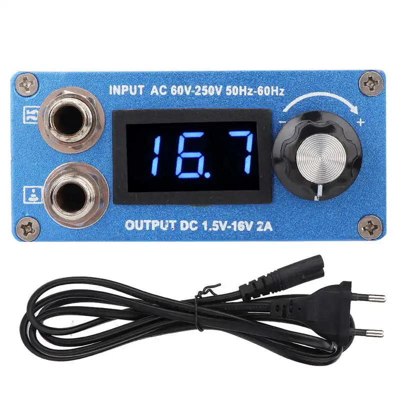 СВЕТОДИОДНЫЙ цифровой Экран дисплея тату машинка Питание татуировки на открытом