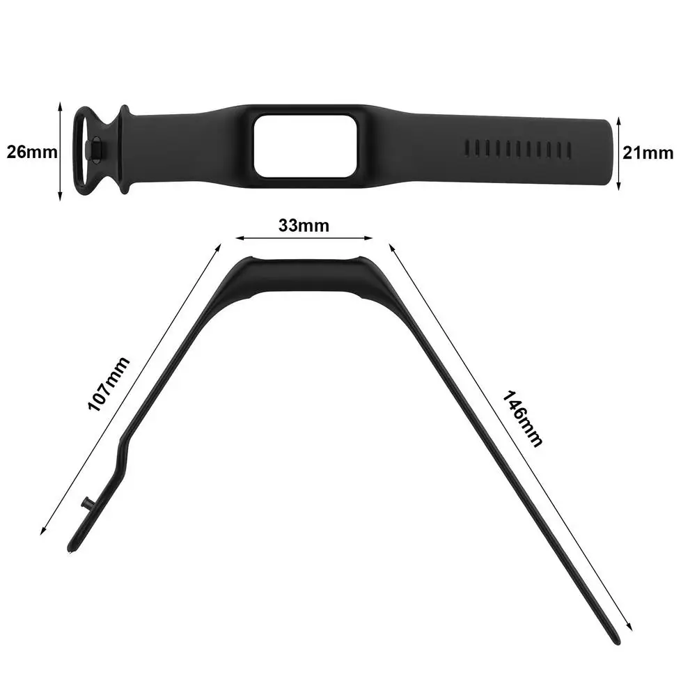 Воздухопроницаемые ремешки для умных часов Fitbit Charge 5 сменный мягкий силиконовый