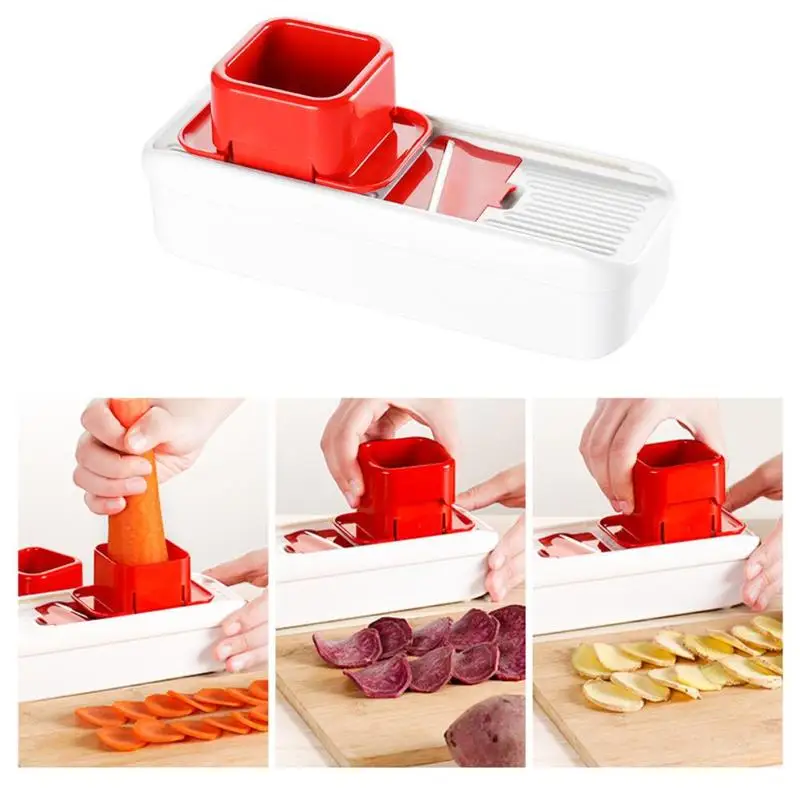 Многофункциональная ручная овощерезка слайсер для фруктов круглая картофеля