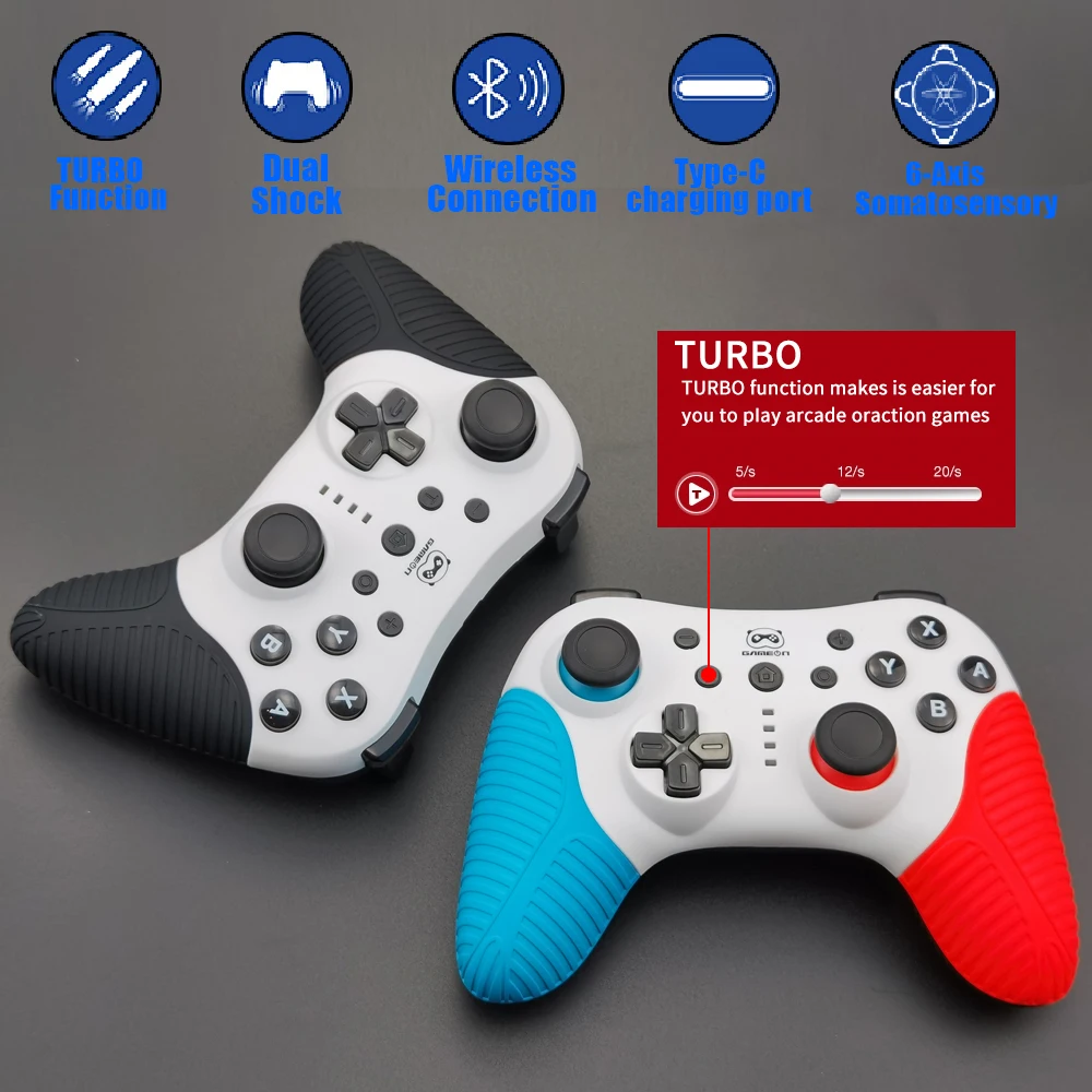 Беспроводной Bluetooth игровой пульт дистанционного управления Джойстик 6-осевой