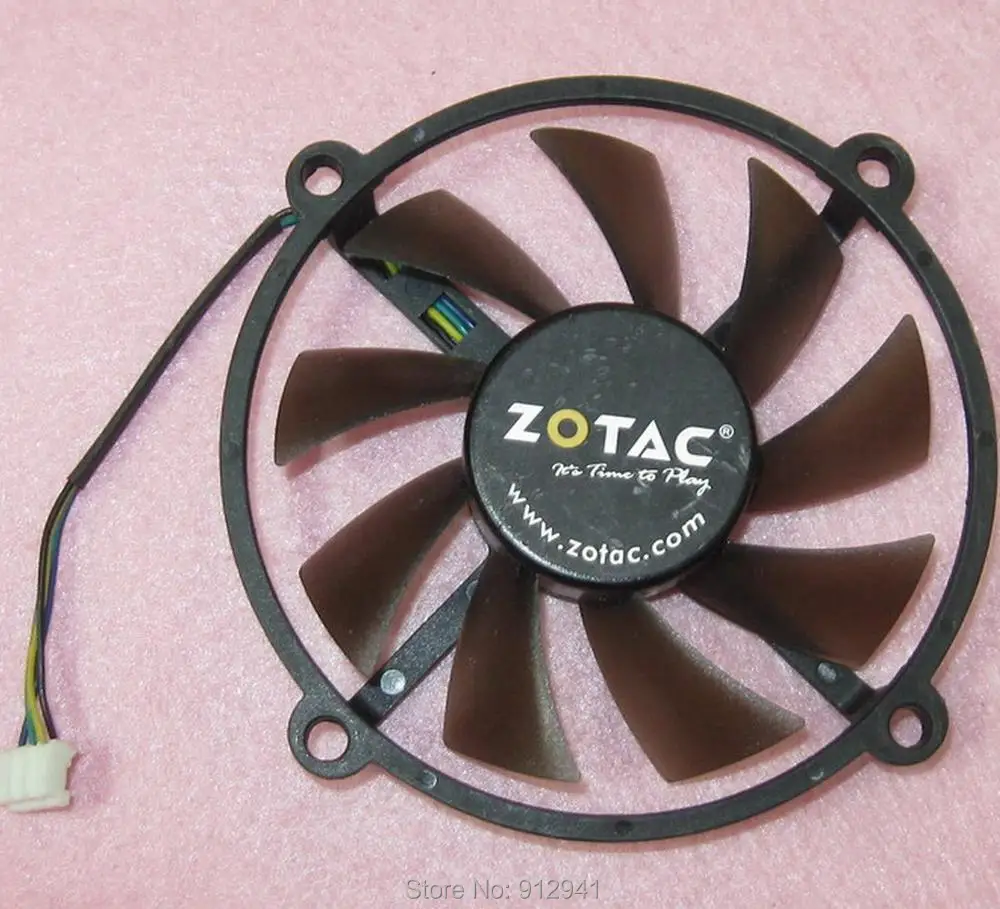 R119 POWER LOGIC PLA08015B12HH Круглый Вентилятор для замены видеокарты 12 В 0 35 а 4 провода