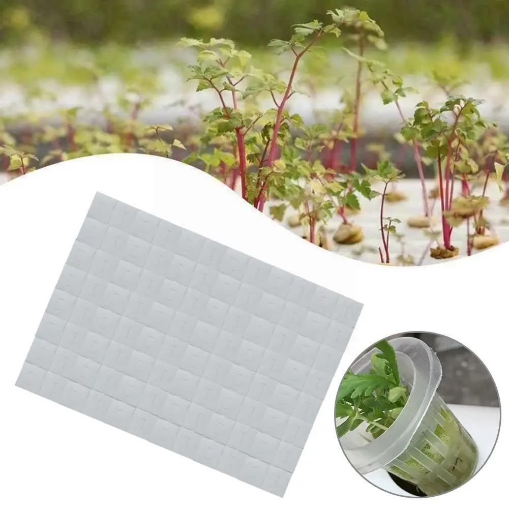 

96Pcs/Set Planting Seedlings Sponges Eco-friendly Moisturized Cultivation Gardening Supplies Vegetable Tool Soilless Greenh V0N6