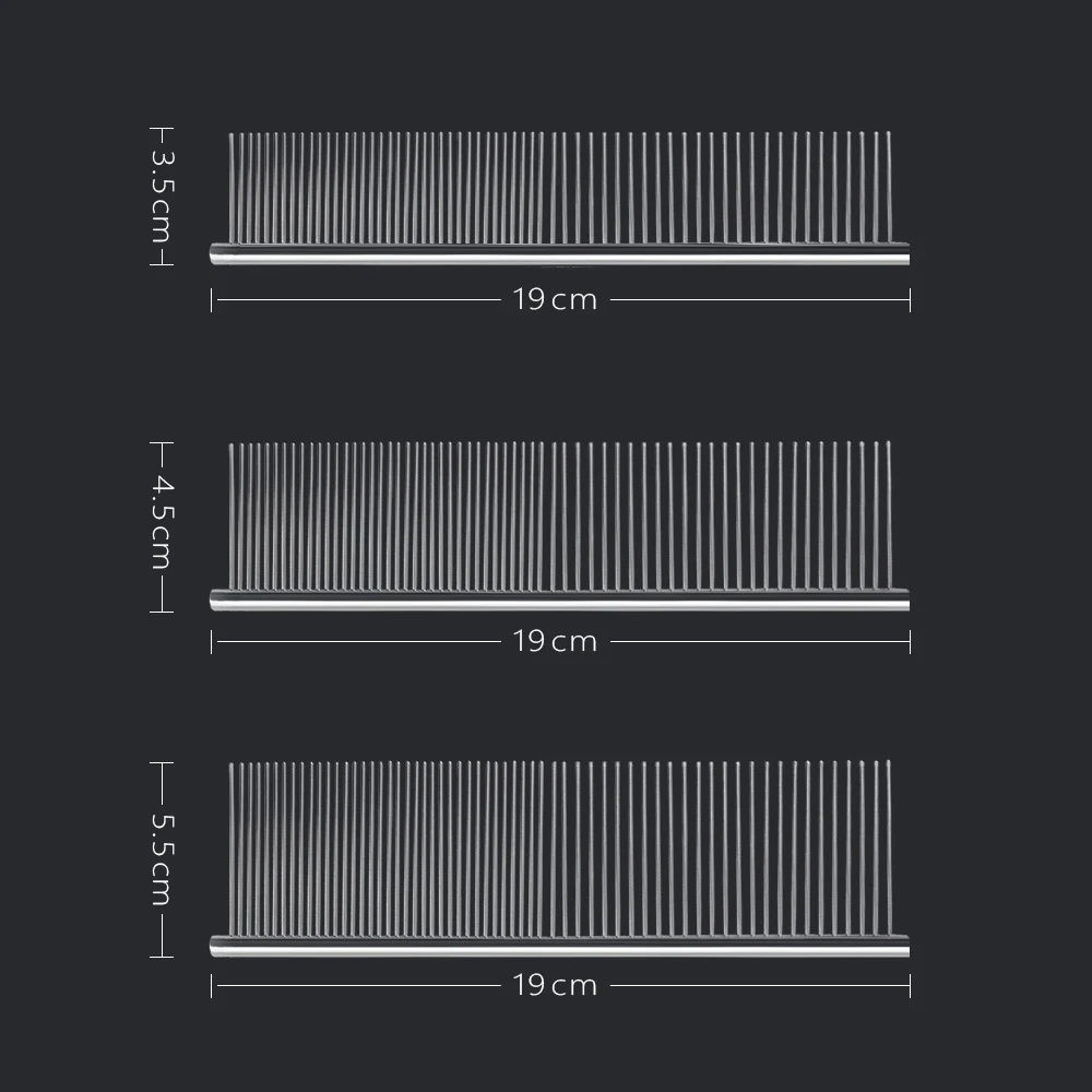 Прочная Расческа для домашних собак из нержавеющей стали щетка волос S/M/L