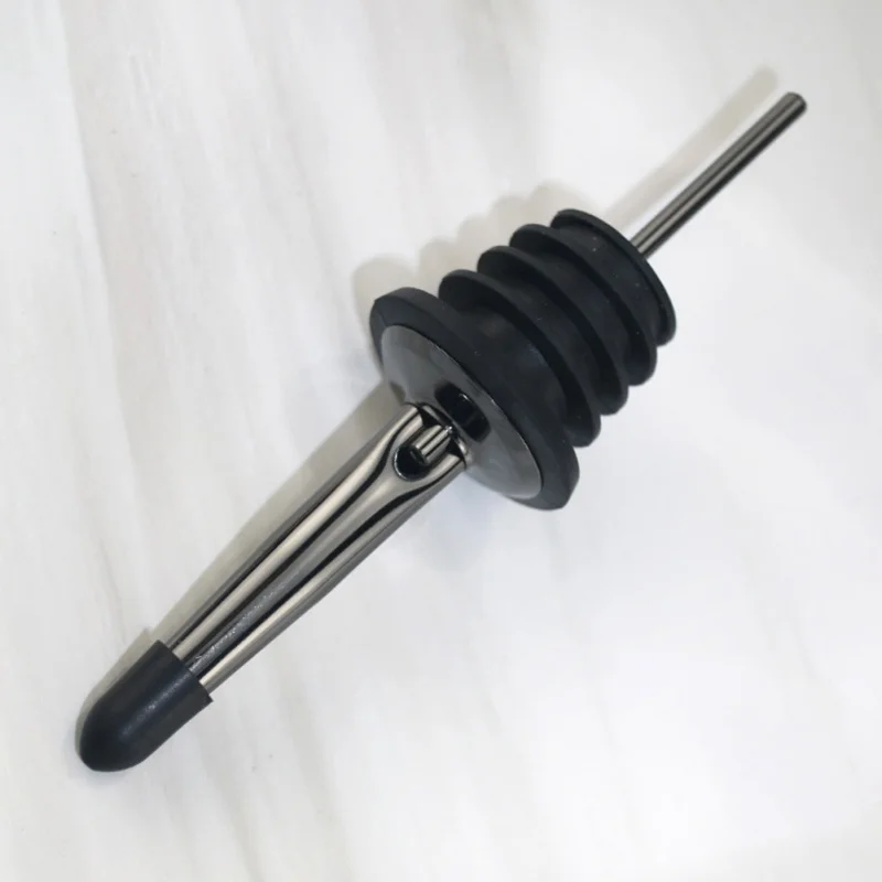 Multifuntional стоппер для коктейля Pourer Бар Нержавеющая сталь для дома бутылка вина разливщик красного вина шлифовальный черный с крышкой Лидер продаж