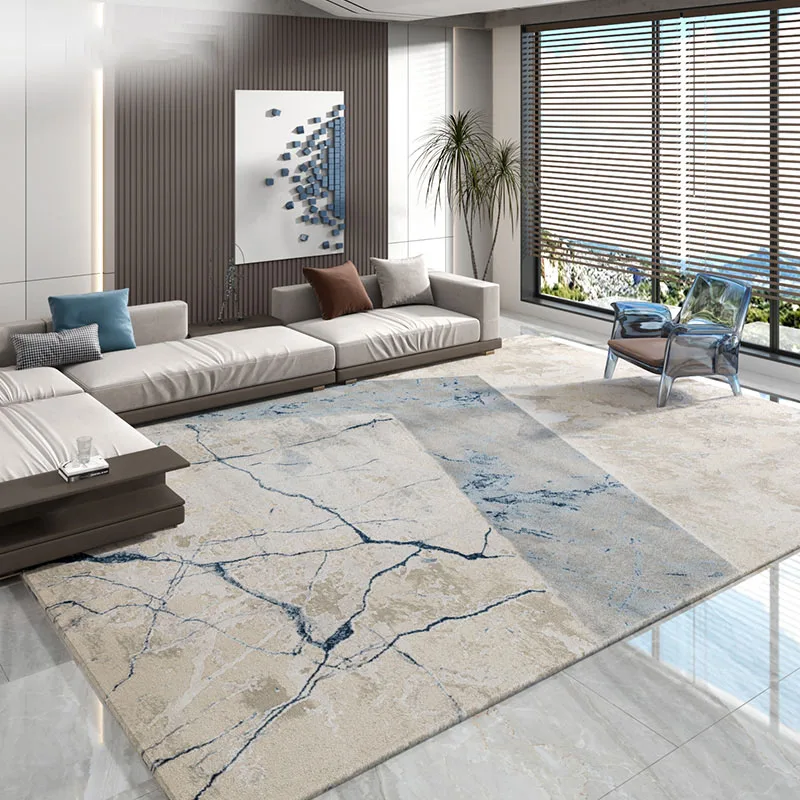 

Nordic Abstract Carpet for Living Room Modern Rug Bedroom Anti-skid Home Floor Mat Simple Luxury Decorative Big Study Carpets