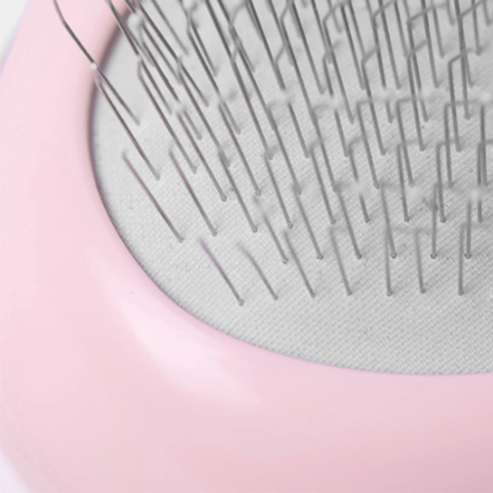 Cute Cat Combs Pet Dog Hair Removal Grooming Practical Tools Comfortable Portable Handle Pets Massage Brush | Дом и сад