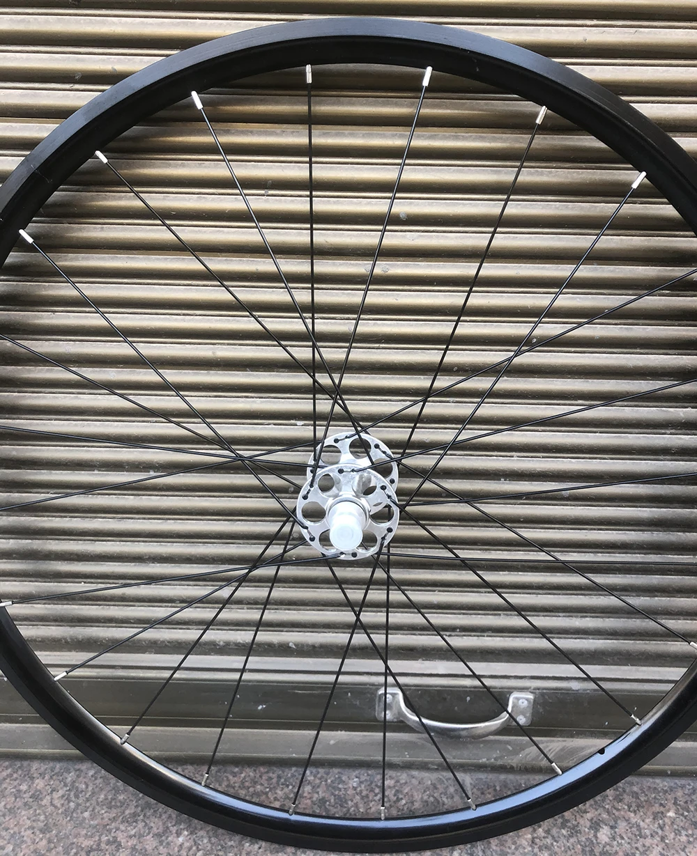700C велосипедная оправа fixie велосипедная оправа колеса с шинами Серебристые 25 мм колеса Односкоростной велосипед Винтажный велосипед с фиксированной передачей алюминиевый сплав