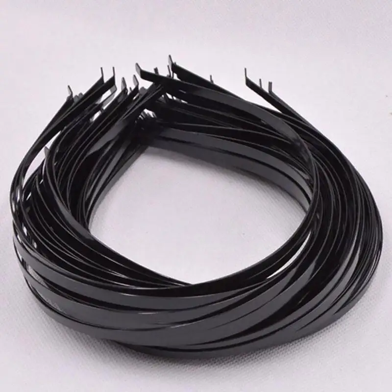 Обруч для волос в Корейском стиле мужчин и женщин металлическое украшение Черное