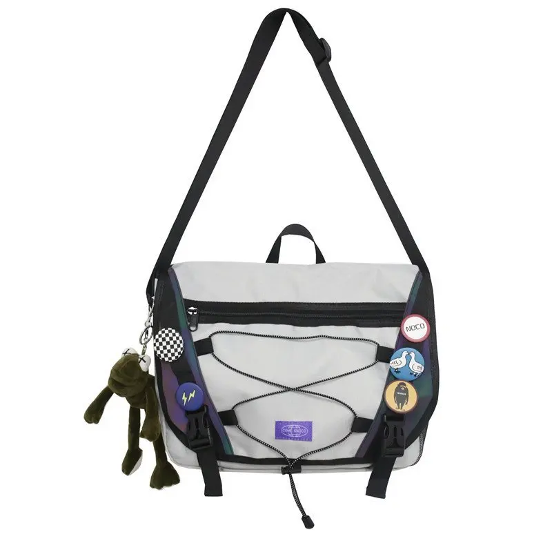 

Female Fashion Brand Japanese Large-capacity Tooling Bag Student Casual Shoulder Bag Diagonal Functional Messenger Bag