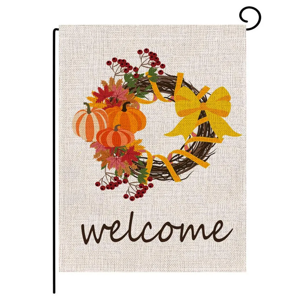 Любовь в День благодарения урожая садовый баннер оформление дома 30x45cm лидер