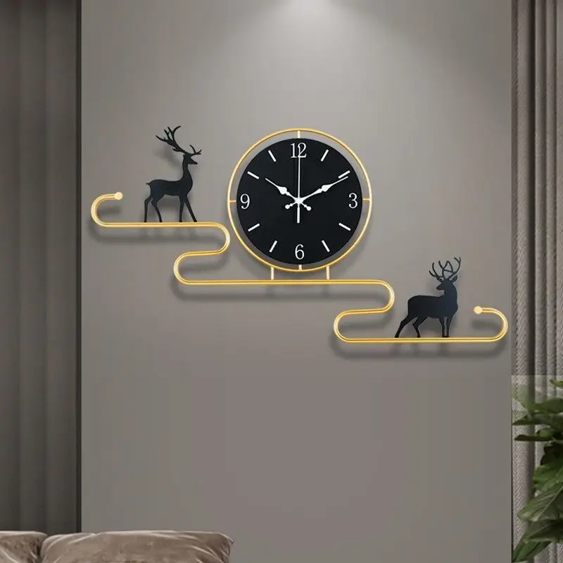 

Living room fashion creative wall clock restaurant new clock minimalist personality art minimalist atmosphere quartz clock