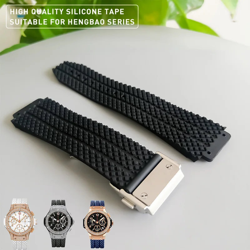 

Waterproof Silicone Watchbands Fit For HUBLOT BIG BANG CLASSIC FUSION Watch Accessories Watch Bracelet Rubber Strap Watch Band