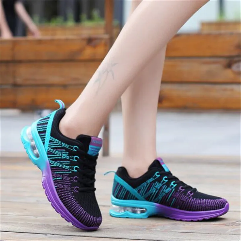 

New breathable casual round head wedges non-slip lightweight sneakers women's shoes cushion air cushion Zapatillas de deporte