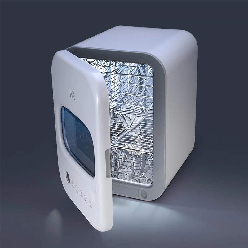 

HD-ZMXDJ01 Smart Desktop Portable Disinfection Cabinet UV Light Ozone Lamp Sterilization Baby Tableware Sterilizer